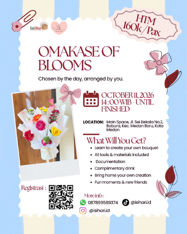 Poster Omakase of Blooms 💐