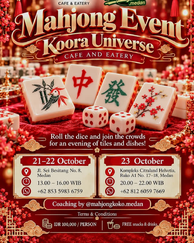 Poster Mahjong Event