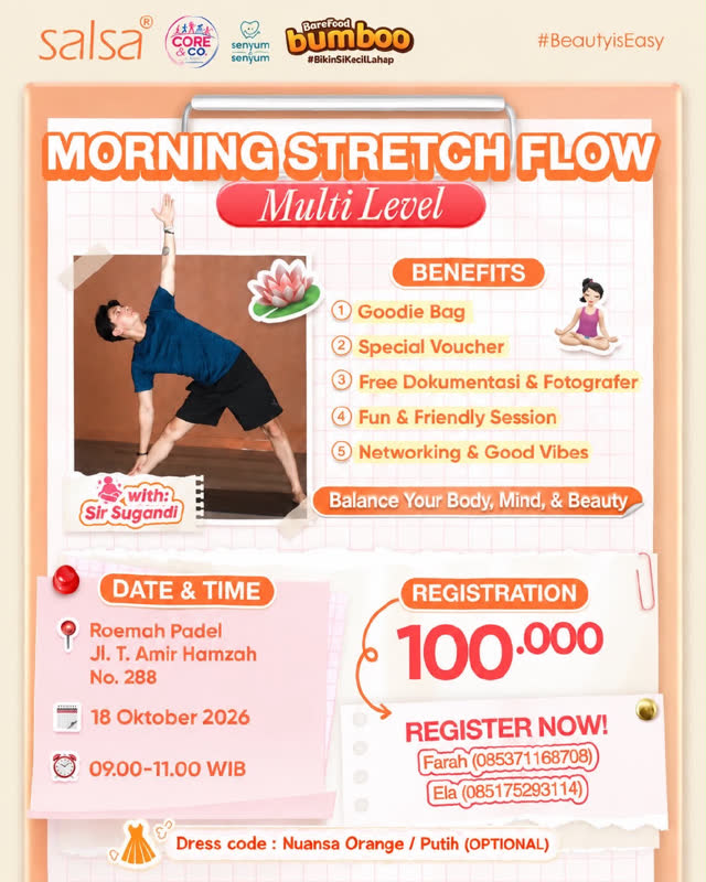 Poster Morning Stretch Flow